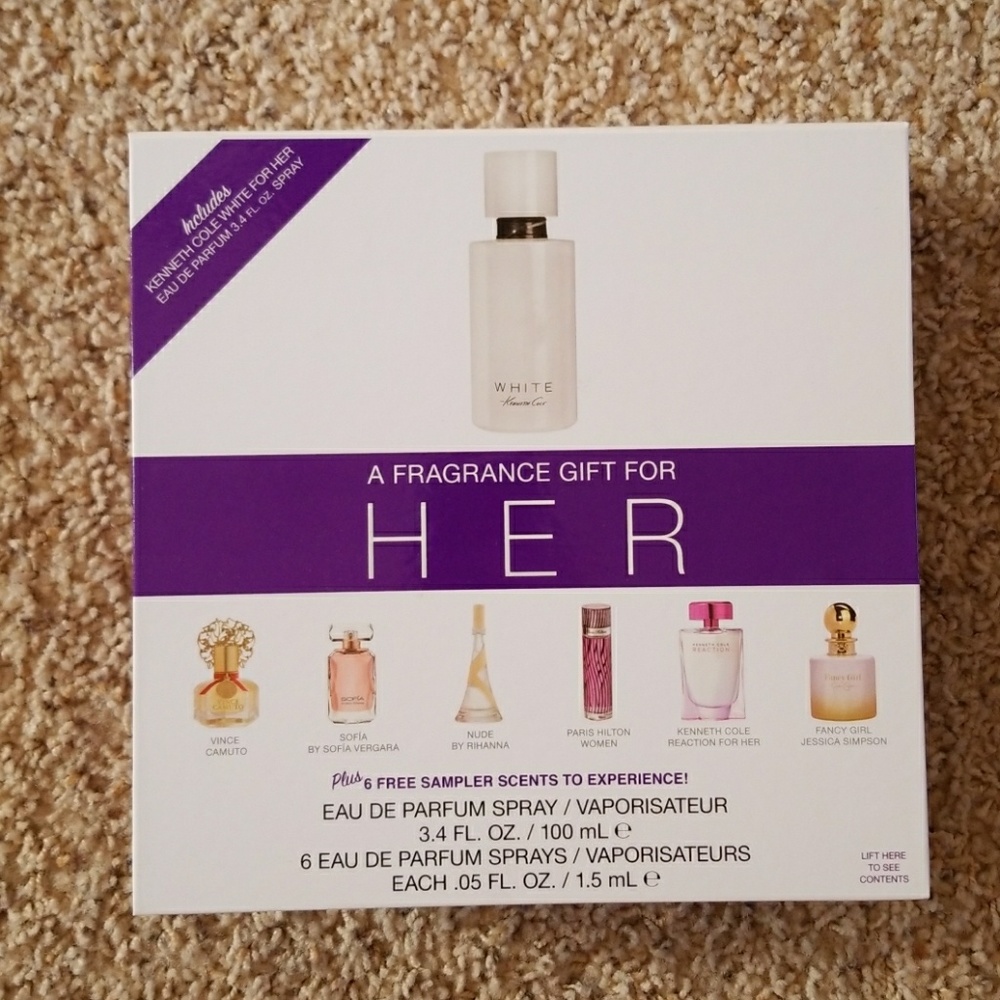 Fragrance set w/ full size WHITE by Kenneth Cole